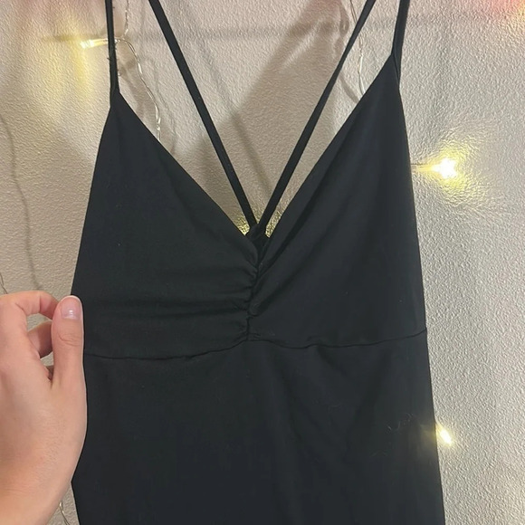 Forever 21 Fit & Flare Backless Tie Lace Up Mini Dress - Picture 4 of 5